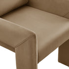 Modway Daven Stain-Resistant Performance Velvet Dining Armchair - Taupe-8
