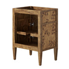 Modway Elysian 24" Wood Bathroom Vanity Cabinet - Brown-Mango Wood Construction