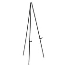 Staples Instant Heavy-Duty Display Easel - 63" - Black-Adjustable support brackets and non-skid feet for increased stability