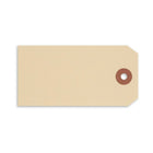 Merangue Shipping Tags, 4 1/4" x 2 1/8", 1000 Pack-Manilla shipping tags with reinforced hole for strebgth and durability.