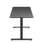 Work Zone Serrano 48" Height Adjustable Sit Stand Desk - Black-Sturdy cold rolled steel frame construction creates solid base platform