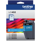 Brother Genuine LC402 INKvestment Tank Ink Cartridge - Standard Yield - Cyan-Yields up to 550 pages per standard-yield cartridge