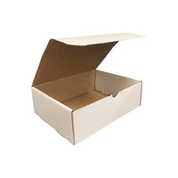 Abbey Literature Mailers - 12-1/8" x 9-1/4" x 4" - White - 50 Pack-Dimensions: 12-1/8" W x 9-1/4" L x 4" H