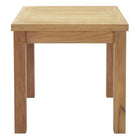 Modway Marina Outdoor Patio Teak Side Table - Natural-Grade A Premium Teak