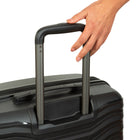 Air Canada Jasper 20" Hardside Carry-on Spinner Luggage  - Black-Protective side feet