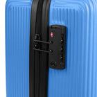 Bugatti Alexandria Collection 30.25" Hardside Spinner Luggage – Blue-Reinforced top carrying handle