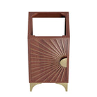 Modway Daylight 18" Bathroom Vanity Cabinet - Walnut-Solid Mango Wood