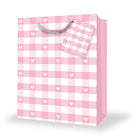 Millbrook Studios  Baby Gift Bags - Small - Pink - 12 Pack (47401)-4.5" x 2.5" x 5.75"