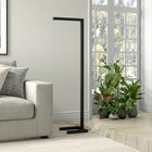 Hudson&Canal Malin 52" Tall Integrated LED Floor Lamp with Metal Shade - Blackened Bronze-Handcrafted blackened bronze finish is applied to the metal base