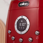 Salton NuRetro Digital 12 Cup Coffee Maker - Metallic Silver-Pause and serve so you can pour a quick first cup and keep warm function maintains coffee temperature for up to 2 hours. 
