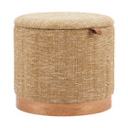 Zuo Fije Storage Ottoman - Oat Yellow-Mdf leg