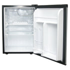 Magic Chef 2.6 cu. ft. Mini Fridge - Stainless Look-Freezer compartment allows for freezing your smaller convenience frozen food items