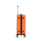 Swiss Traveller Roxen  3-Piece Hardside Luggage Set - Burnt Orange-20" Carry-on Dimensions - Inner: 20" L x 13" W x 7.6" H, Outer: 22.8" L x 13.7" W x 8.2" H, Weight: 6.17 lbs