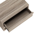 Manhattan Comfort Navis 32" Contemporary 2-Drawer Nightstand - Natural Oak-Available in three versatile finishes: Natural Oak, Charcoal Grey, and Whitewashed Oak to suit different décor styles