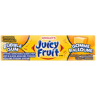 Juicy Fruit Sugar Bubble Gum Chunk - Single Pack - 5 Pieces-Juicy Fruit Sugar Bubble Gum Chunk