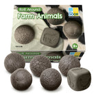 Yellow Door Roll Around - Farm Animals-These engaging rollers reflect familiar animals found around the farmyard and pond: cow, sheep, chicken/hen, fish, and goat