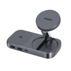 Kopplen Foldable Wireless Charging Stand with Docking-The dock is also backward compatible with older USB 3.0 and 2.0 devices, ensuring wide-ranging connectivity without the need for additional adapters