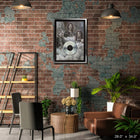 Frameworth Rush Double Exposure Print with Platinum LP - Framed Print - 34" W x 28" H-6