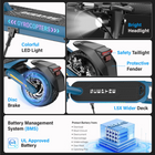 Gyrocopters Sceptre Electric Scooter for Adults & Teens - Speed 38 kmph - Range 40 km - APP - Black-A sleek handlebar console delivers a royal decree of your speed, odometer, and battery level at a glance, so your eyes never leave your kingdom ahead