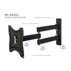 Mount-It (MI-2041L) Articulating TV Wall Mount-4