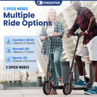 Gyrocopters J30 Electric Scooter for Adults & Teens - Speed 31 kmph - Range 30 km - APP - Grey-Crafted for durability and ease of use, the J30 supports a maximum load capacity of 264.5 lb (120 kg)