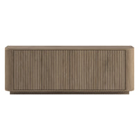 Hudson&Canal Canton TV Stand for TV's up to 75" - Antiqued Grey Oak-A transitional design accommodates TVs up to 75" for your entertaining space