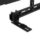 Kanto Universal Sound Bar Mounting Bracket - Wall and TV Mounting - Black-Solid steel construction with durable powder coated finish