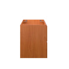 Modway Scenic 30" Wall-Mount Bathroom Vanity Cabinet - Cherry/Walnut-Sink Basin Not Included