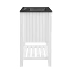 Modway Prestige 24" Bathroom Vanity - White/Black-Assembly Required
