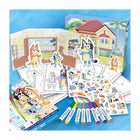 Crayola Color Wonder Mess-Free Bluey Activity Kit-VIBRANT COLOURING PAGES: Add a splash of colour and bring Bluey characters and scenes to life on 27 Color Wonder colouring pages