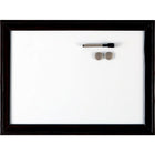 Quartet Espresso Magnetic Dry-Erase Board, 24" x 36"-Contemporary colour and design to complement any decor