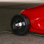 HOMCOM Hydraulic Low Profile Jack-Built-in safety valve prevents overload for safer operation