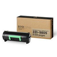Ecotone Dell 331-9805 Remanufactured Toner - High Yield - Black-Colour: Black