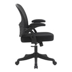 Brassex Debbie Task Chair - Black-Mid back with lumbar support