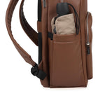 Bugatti Wellington Business Backpack for Laptops up to 15.6" - Cognac-Padded back laptop compartment (fits up to 15.6")