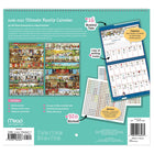 MotherWord 2026-2027 Monthly Tabbed Wall Calendar - 11" H x 12" W - English-Each colour page is filled with illustrations from Canadian artist Scott Lucescu