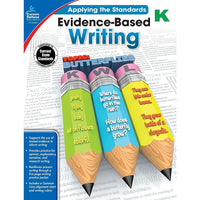 eBook: Carson Dellosa 104823-EB Evidence-Based Writing - Grade Kindergarten-You will receive two emails: one confirming your entire order, and one with a "Download Software" buttonYou can download immediately or return to your email to download later