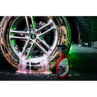 Turtle Wax Hybrid Solutions Hyper Foam Wheel Cleaner & Tire Prep - 6 Pack-Suitable for chrome, steel, and factory-coated aluminum alloy wheels