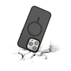 TUFF8 Glide Guard Rugged Case For iPhone 15 Pro Max - Smoke Black-Ergonomic Design: TUFF8 has been designed to give your fingers and hands more tactile control while making calls, texting or using your phone with its thoughtfully designed grip bumper