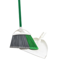 Libman Precision Angle Broom with Dust Pan-All-surface fibers remove over 99% of dust, dirt, and hair in one sweep