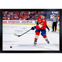 Matthew Tkachuk Panthers 2025 Playoffs - Framed Canvas - 22" x 31"-Premium canvas print with gallery-wrapped edges