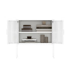 Manhattan Comfort Ava 23.6" Modern Accent Cabinet - White-30 Day Limited Manufacturer's Warranty