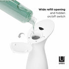 Umbra Otto Automatic Soap and Hand Sanitizer Pump - 8.5oz (250ml) - Grey/White-Soap/Sanitizer Dispenser Colour: White/Gray
