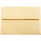 JAM Paper Recycled Parchment Stationery Set - 25 Cards and 25 A7 Envelopes - Antique Gold Yellow - set of 25-Size: A7 (5.25" x 7.25")