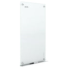 Quartet Infinity Magnetic Glass Dry-Erase Board - White - 96" x 48"-Non-absorbent glass board is easy to keep clean with Quartet whiteboard cleaning supplies