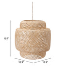 Zuo Finch Ceiling Lamp - Natural-8