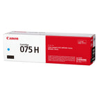 Canon 075H Genuine Toner Cartridge - High Yield - Cyan-Compatible with MF660 Series and LBP640 Series Laser Printers
