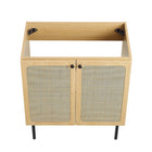 Modway Chaucer 30" Bathroom Vanity Cabinet - Oak-Wood Grain Laminate