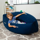 Bouncyband Inflatable Sensory Peapod - 152 cm - Blue-Educational: develops muscle coordination and balance