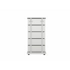 Simply Storage Unit 14.96"W x 10.43"D x 28.35"H - White-Functional use in an office, craft room, or bedroom